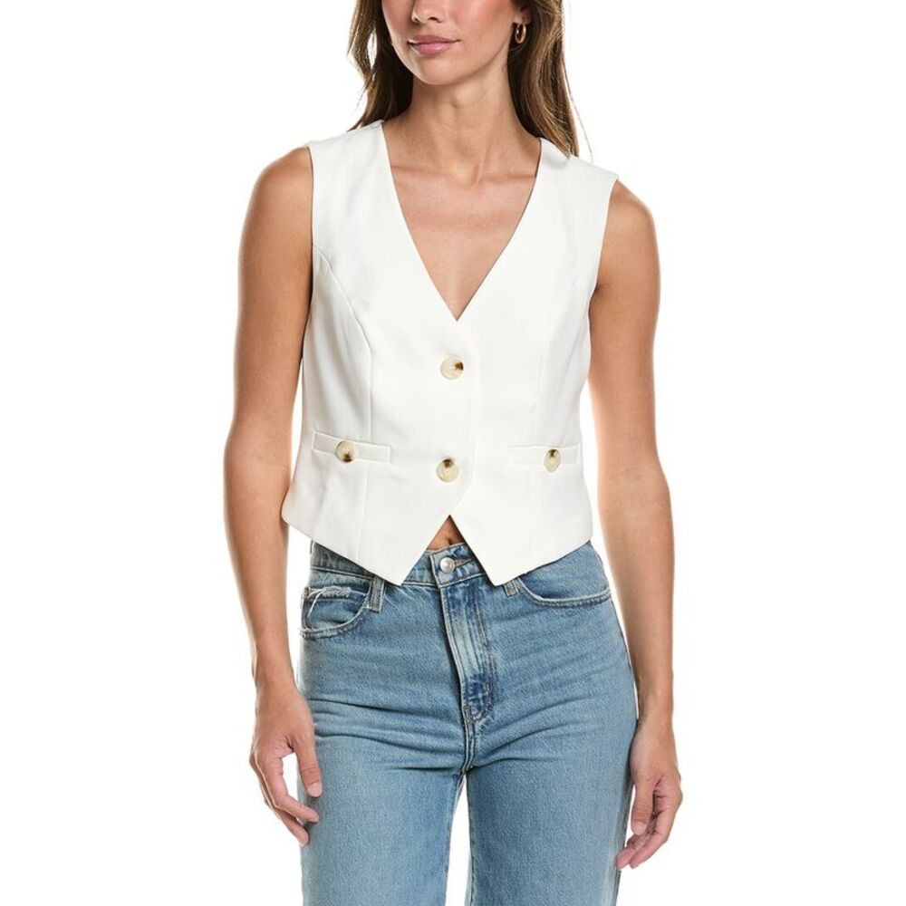 Walter Baker Womens Philipa Vest, White